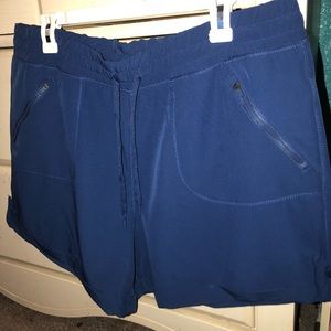 Blue shorts